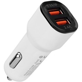 Resim S-Link Sl-Ec30M Micro Usb 3.4A 2 Usb Beyaz Araç Şarj Cihazı 