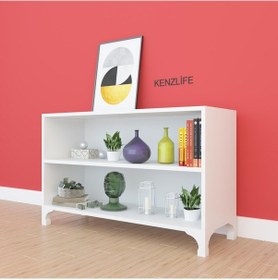 Resim Kenzlife Kitaplık Tuğçe 048 090 020 Byz Ayaklı Mutfak Dolabı Banyo Ofis Ayakkabılık Kiler 