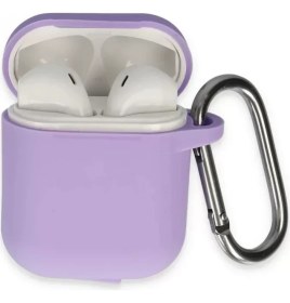 Resim Pileli Store Newface Airpods 2 (2.nesil) Hang Kılıf - Lila 