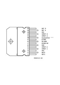 Resim Tda7377 Multiwatt-15 Amplifikatör Ses Entegresi 
