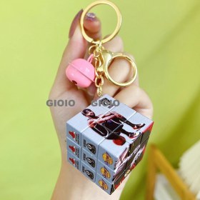 Resim Silver1 Yeni Sevimli Çizgi Film Işıklı Işık Kulomi Büyük Kulak Köpek Hediye Kutusu Anahtarlık Araba Okul Çantası Dıy Kolye Hediye (Yurt Dışından) 