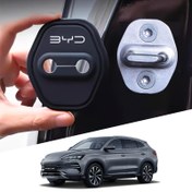 Resim BYD Araba Kapı Kilidi Silikon Koruyucu Kapak - Su Geçirmez Şok Emici Sessiz Araba Aksesuarı, Tüm BYD Modelleri İçin Uygun, Dayanıklı ve Şık Tasarım, Araç Güvenliği Yükseltme, Modern Araç Aksesuarı, Şok Emici Kapak 