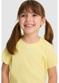 Resim U.s. Polo Assn. Kız Çocuk Açık Sarı Tişört Basic 50325610-vr004 Acık Sarı 