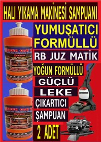 Resim Juz Matik Yumuşatıcılı - Parfümlü Halı Yıkama Süpürge Makinesi Şampuanı 1 Kg 2 Adet 2'li Set 
