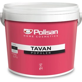 Resim Polisan 10 kg Beyaz Tavan Boyası İç Mekan Kullanımı için Mat Profesyonel Kalite 