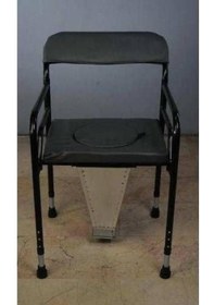Resim Borulu Wc Tuvalet Deri Döşemeli Tuvalet Sandalye 