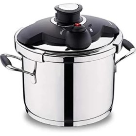 Resim Flora 6 Lt Siyah Düdüklü Tencere 