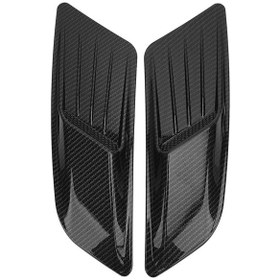 Resim Reedark Ford Mustang 2015-2017 Evrensel Abs Motor Kaputu Havalandırma Dekoru, Karbon Fiber Stili, Spor Görünüm, Kolay Kurulum, Dayanıklı 