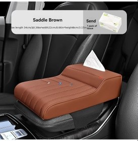 Resim Dashanshop Kahverengi 3ü 1 Arada Konsol Dinlenme Kolu Yükseltici Tutacak Kalınlaştırılmış 