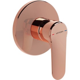 Resim Artema Root Round A4272826 Ankastre Duş Bataryası, Sıva Üstü, Bakır 