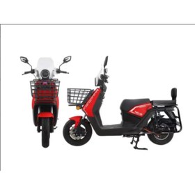Resim Mobilette Carry 10000 Elektrikli Moped Kırmızı 