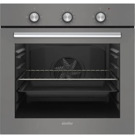 Resim Simfer SB8224 Diamond 4 Programlı Silver Cam Power Turbo Ankastre Fırın 