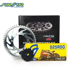 Resim Sunstar ZİNCİR DİŞLİ SETİ KAWASAKI ZX-10R (1000 cc) (2016-2020) / ZİNCİR : SUNSTAR 525RDG (Çelik)-114 / DİŞ 