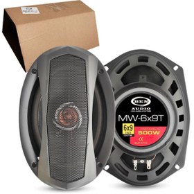 Resim SUNASK Sn-6997 Çifti 1000 Watt Oto Oval Hoparlör 1. Sınıf Kalite Kutu Içeriği 2 Adet 