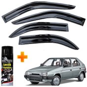Resim Skoda Favorit Mügen Cam Rüzgarlığı 1993 Sonrası 4 Lü Takım +500ml Lastik Parlatıcı 