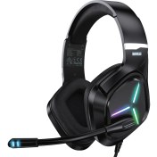 Resim Vertux Blitz Siyah - Oyuncu Kulaklık Stereo 7.1 Surround Kablolu Kulaküstü 