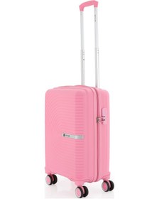 Resim Mçs Polipropilen 2li Valiz Seti Büyük & Kabin V374 S24sy1000077-set 00020 Pembe 