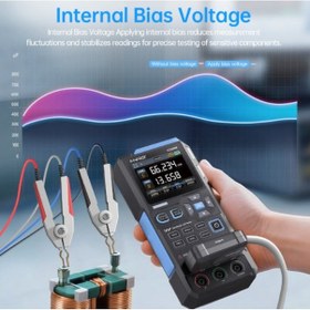 Resim Fnirsi Lc1020e Yüksek Hassasiyetli Elde Taşınabilir Dijital Köprü Lcr Esr Test Cihazı 