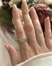 Resim Yıldız Detaylı Çoklu Yüzük 