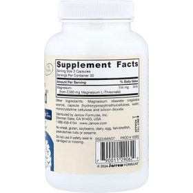 Resim Jarrow Formulas Vegan MagMindo Magtein Magnesium L-Threonate Brain Health 90 Veggie Capsules 