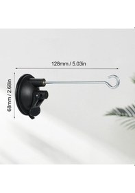 Resim Kuvetli Emici Pencereler İçin Kuş Yemliği Ve Rüzgar Çanı Asma Askısı, 2'li Paket 