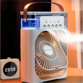 Resim Taşınabilir 600ML Buzlu Buharlı 5 Spreyli Mini Buzlu Fan 