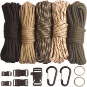 Resim 5 Toka Tipi ile Çok Yönlü Paracord El Sanatları Kiti - DIY Bilezikler, Anahtarlıklar ve Daha Fazlası için Naylon İp - Başlangıçtan Uzman El Sanatçılarına İdeal 