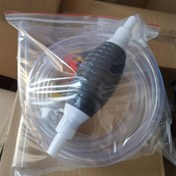 Resim Taşınabilir Çok Amaçlı PVC Pipet Pompası, Esnek Hortumlu - Gaz, Yağ, Su ve Yakıt Taşımacılığı İçin İdeal, Ayarlanabilir Akış Kolu ile Kompakt Tasarım, Siyah ve Beyaz, Yakıt Transfer Pompası | Kompakt Tasarım Pompası | Dayanıklı PVC Malzeme, Yakıt Transfer Pompası 