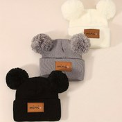 Resim 3 adet MINI Kalp Örgü Bere Şapka 0-3 Yaş İçin, Yumuşak ve Nefes Alabilir, Hafif Bej Dostu, Dayanıklı Dış Mekan Sıcak Şapka, Tüm Mevsimler İçin Uygun, Hediye, Kızlar İçin Şapkalar 