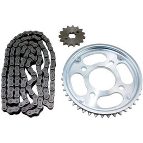 Resim Honda Cb125 Ace Ön Arka Dişli Zincir Seti 14T 44T Super Oem 