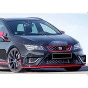 Resim Seat Leon Mk3 Fr Je Desing 3 Parça Ön Ek Karlık Mat Siyah Plastik 2013 2014 2015 2016 