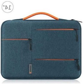 Resim Sandwich 14 İnç Macbook Uyumlu Air M3/m2, Surface 5/4, Dell Xps 15 Korumalı Çantası, Su Geçirmez, Polyester, Lacivert 