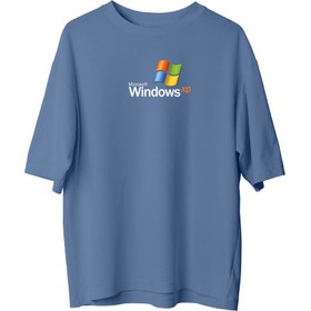 Resim Windows XP - Oversize T-Shirt - S / Antrasit Mavi 
