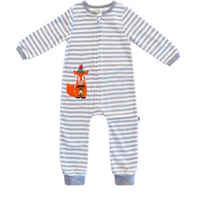 Resim Fox Gri Unisex Çocuk Polar Pijama 