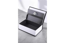 Resim Belle Fusion Mey Ithalat® Büyük Boy Anahtarlı Kitap Görünümlü Gizli Kasa Çelik Kasa Altın Kasası 