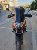 Resim MOTOCAM Honda Nc 700 750 X Ön Cam 2021 2024 Model 50cm Siyah Renkli 4mm ORTA BOYLU CAM 