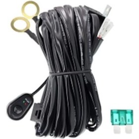 Resim 300w 18 Awg Kablo Demeti 15a Off Road Led Açma Kapama Kumandalı 