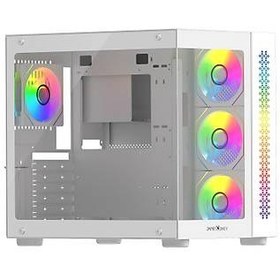Resim James Donkey Stark S800 4xargb Temperli Cam Atx Beyaz Gaming (Oyuncu) Kasa 