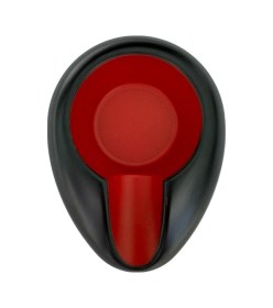 Resim Pq Kırmızı-siyah Metal Tekli Puro Küllüğü - Tr7044 