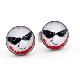Resim Joker Dc Comıcs Batman Dark Knıght Erkek Çelik Küpe E937 