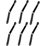 Resim Hombey 6 Adet Demir Okuma/sayıfa Tutucu Aksesuarı - Dayanıklı Metal, Esnek, Çeşitli Kalınlıktaki Kitapları Sabitler - 6 Parça Vida Seti İle 