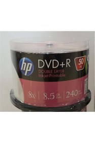 Resim HP DVD+R DL 8.5GB Printable 50 Cakebox 