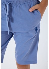 Resim U.s. Polo Assn. Erkek Çocuk Mavi Bermuda Takım Us2435-c-v3 Mavi 