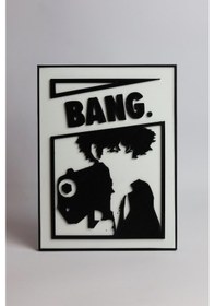 Resim Cowboy Bebop - 3 Boyutlu Tabela - 15cm X 20cm X 1.5cm 