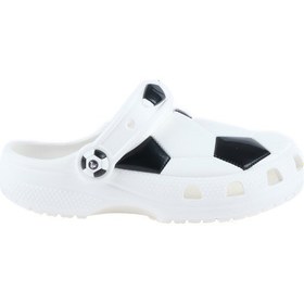 Resim Crocs Classic Soccer Ball Çocuk Beyaz Terlik 210157-103 BEYAZ 