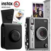 Resim Instax Mini Evo Siyah Fotoğraf Makinası ve Seti 2 