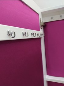 Resim Bengi Ticaret Boy Ahşap Kayın Mdf Gövde Natüre Klasik El Yapım Ayna Takı Dolabı Parlak Beyaz 