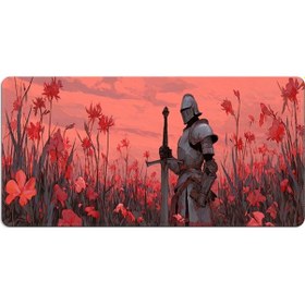 Resim 70x30 Xl Oyuncu Mousepad Özel Desenli Kaymaz Tabanlı Geniş Gaming Masa Altlığı Speed Yüzey Su 