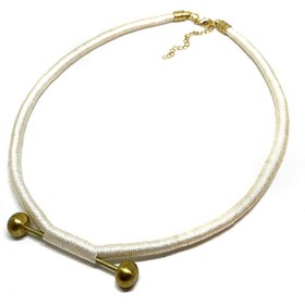 Resim BRASSBALL CHOKER - White 