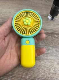 Resim Şıktek Şarjlı Mini El Fanı ve Masa Fanı Soğutucu Pervane Taşınabilir Pratik Şarjlı Mini Araç içi Vantilatör 